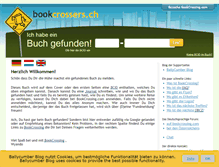 Tablet Screenshot of bookcrossers.ch